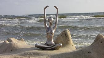 Yoga statue Vacations