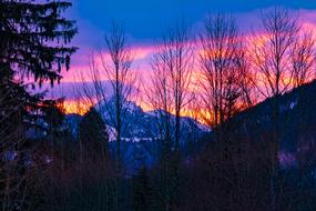 Sunrise Mountains pink