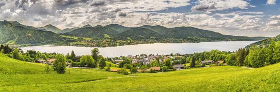 magnificent Alpine Mountains Landscape