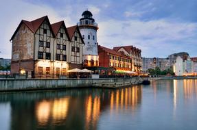 photo of a fishing village in Kaliningrad, Russia