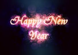 new year celebration festive drawing