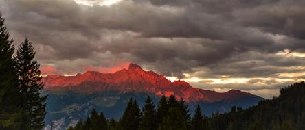 magnificent red Sunset