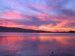 wonderful Lake Evening Sunset