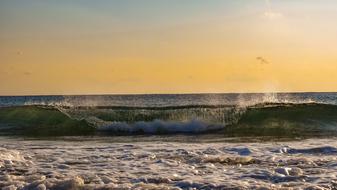 wonderful Wave Sunset