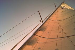 Old Retro ravishing Sail boat