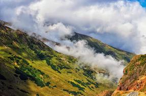 Mountain Panoramic clouds