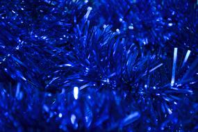 Tinsel New YearS Eve Christmas blue