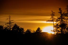 incredibly beautiful Sunset Landscape