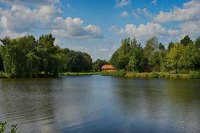 Lake Ihler on a sunny day
