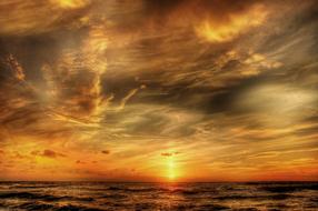 extraordinarily beautiful Denmark Sun