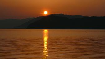 Sunset Lake Calm