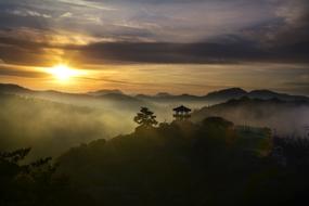 incredibly beautiful Sunrise Fog