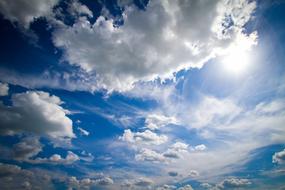 very beautiful Clouds Blue Sky