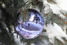 Holiday christmas ball