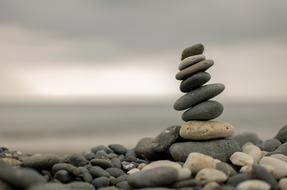 Abstract Beach stone