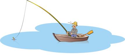 fishing fisherman boat drawing