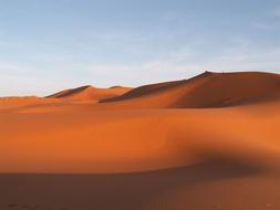 Picture of sand dunes in Morocco