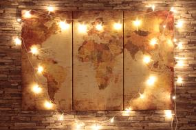 Earth World Map lamp