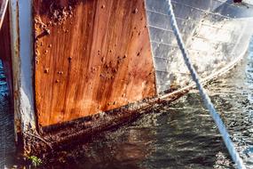 Sailing Vessel in Ocean
