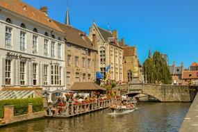 Belgium Brugge water Canal