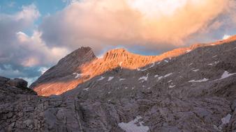landscape of ravishing Mountains and Clouds