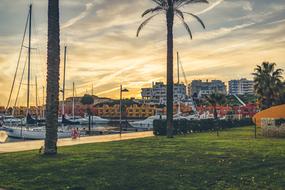 incredibly beautiful Marina Sunset