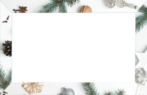 Christmas Border banner drawing