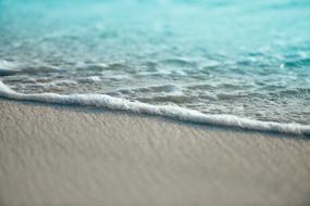 Beach Sand and Water close-up