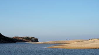 landscape of Sea Coast and blue sky