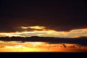 extraordinarily beautiful Sunset Clouds