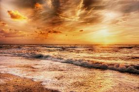 Sun Beach Wave