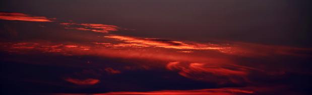 Panorama Background red sky