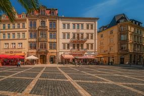 Zittau Saxony City street