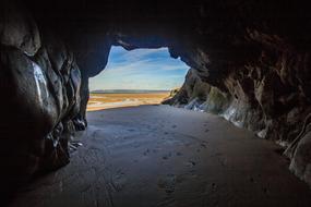 desert after low tide in wales