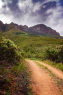 alpine Mountain Hiking Trail red