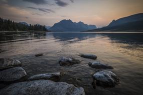incredibly beautiful lake Landscape