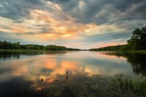 Elbe River Sunset