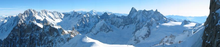 very beautiful Mountains Winter