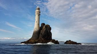 Lighthouse stone Sea