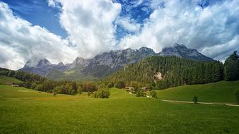 magnificent Panorama green Landscape