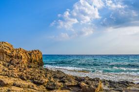 perfect Rocky Coast Waves, ayia napa, cyprus
