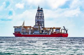 red Ship Ocean
