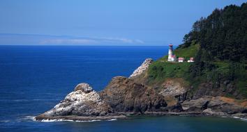Lighthouse Ocean cliffs