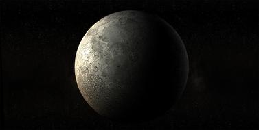Moon Planet Universe drawing