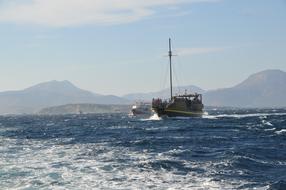 Storm Mediterranean Sea