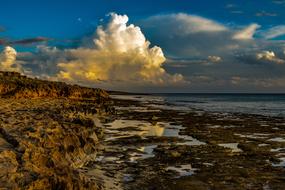 perfect Rocky Coast Clouds