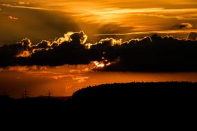ravishing red Evening Sky