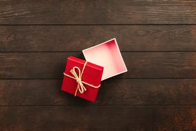 red Gift Box Christmas