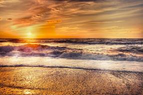 unbelievably beautiful Sun North Sea