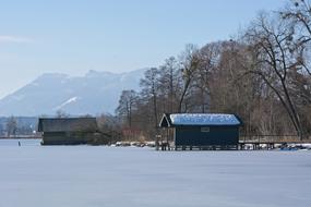 Landscape snow Bavaria